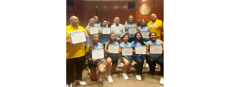 Senior Softball Recognition by Palmdale City Council