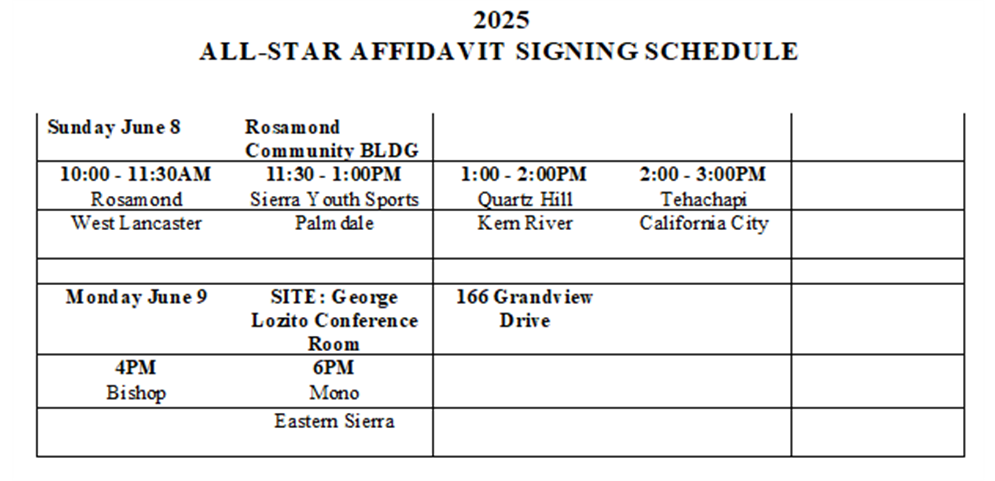 2025 All Star Book Signing